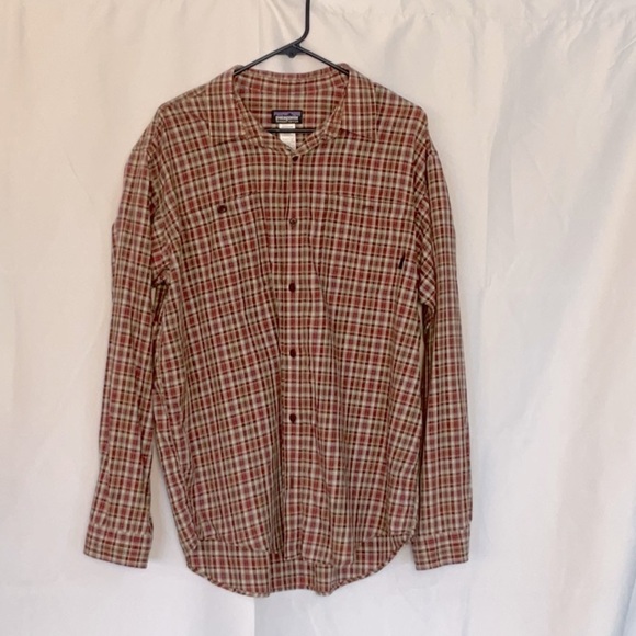 Patagonia Other - Patagonia plaid organic cotton button down size L